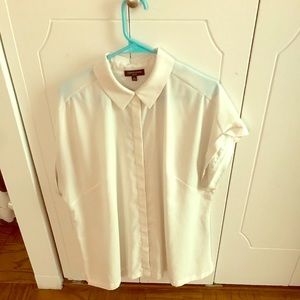 Lord and Taylor Cap Sleeve Top